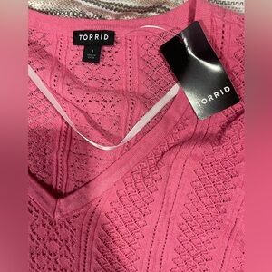 Pink shirt from torrid. Size 14-16 or size 1 in torrid